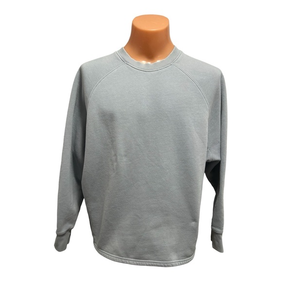 VUORI Restore Oversized Crew Neck Sweatshirt WOMENS SZ LARGE Light Cloud VW265 - Picture 2 of 11